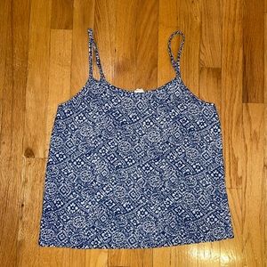 Blue/White Cami
